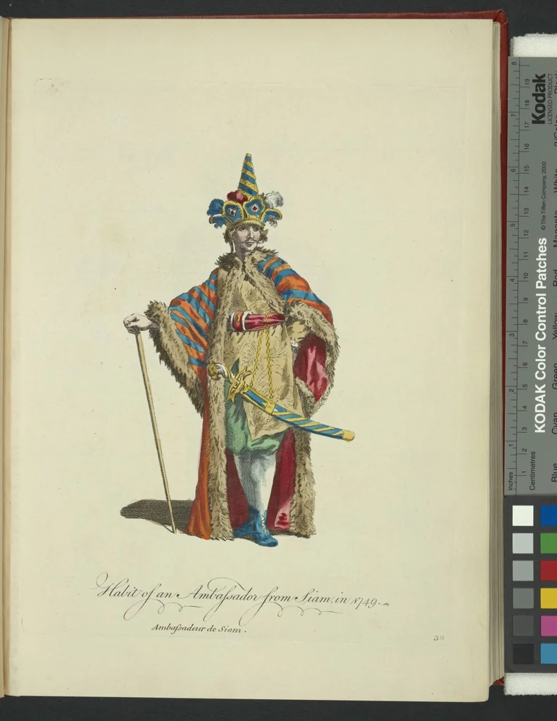 An illustration from Recueil des habillements de différentes nations, 1757, leaf 35