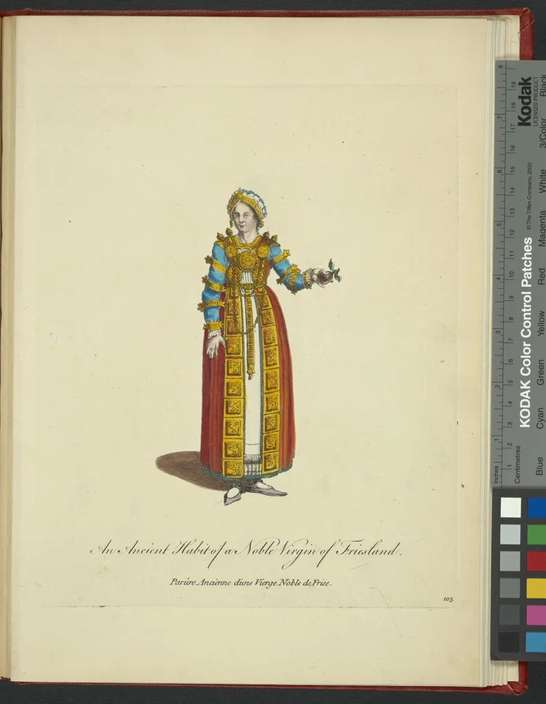 An illustration from Recueil des habillements de différentes nations, 1757, leaf 352