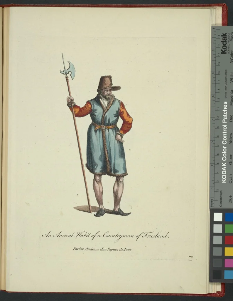 An illustration from Recueil des habillements de différentes nations, 1757, leaf 354