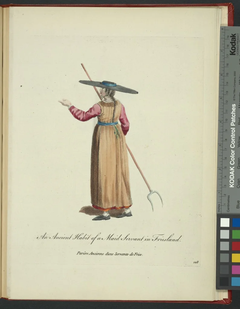 An illustration from Recueil des habillements de différentes nations, 1757, leaf 357