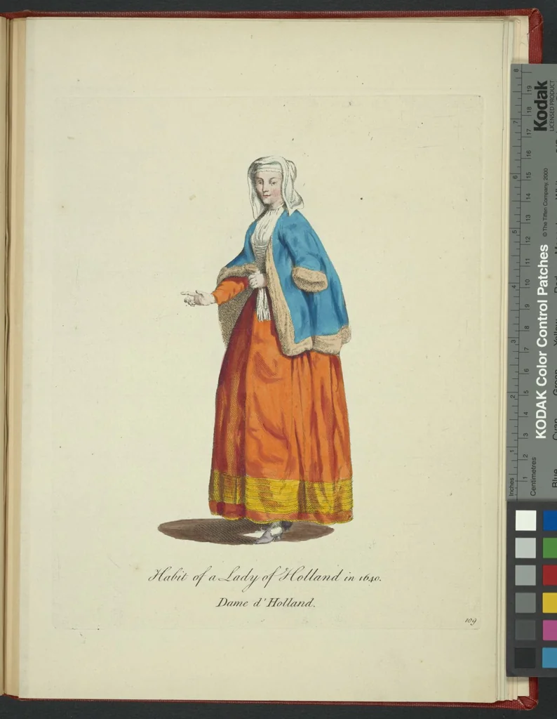 An illustration from Recueil des habillements de différentes nations, 1757, leaf 358