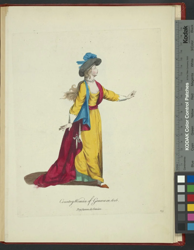 An illustration from Recueil des habillements de différentes nations, 1757, leaf 364