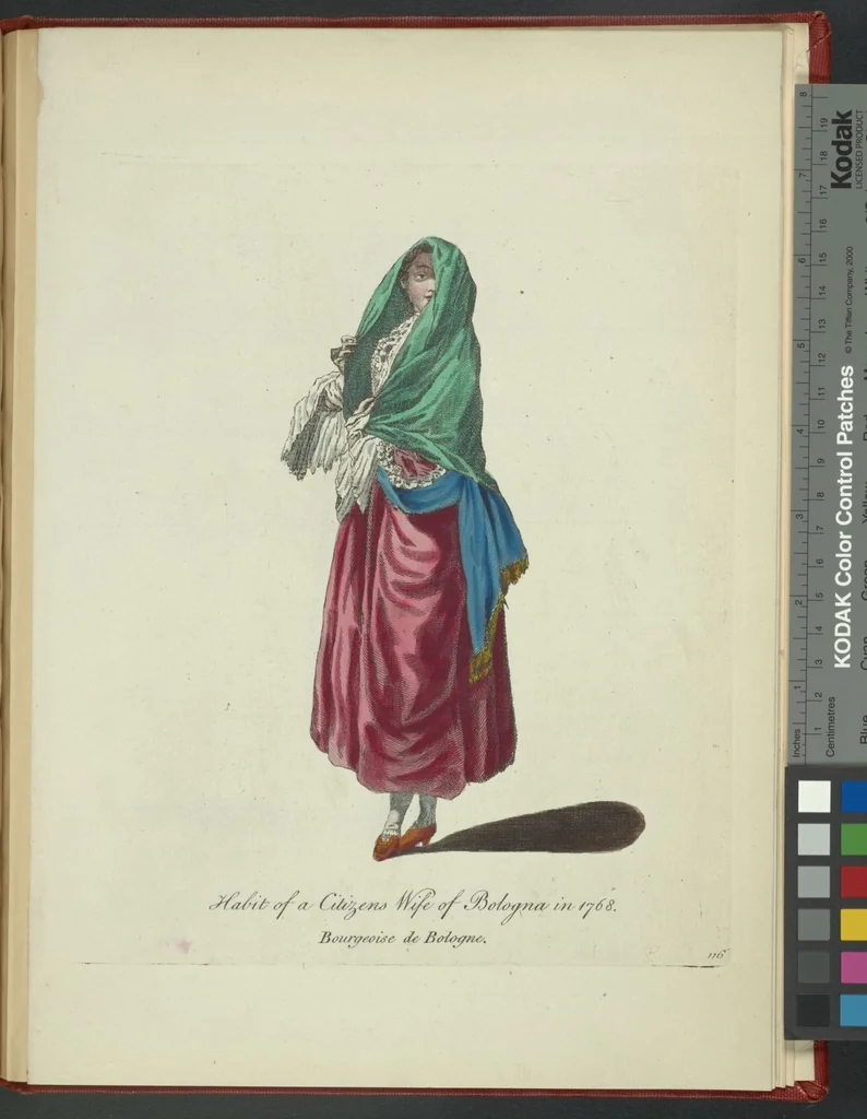 An illustration from Recueil des habillements de différentes nations, 1757, leaf 365