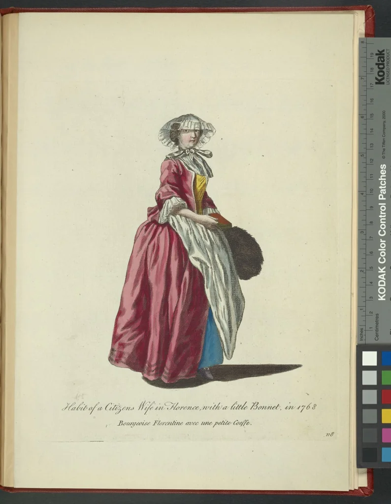 An illustration from Recueil des habillements de différentes nations, 1757, leaf 367
