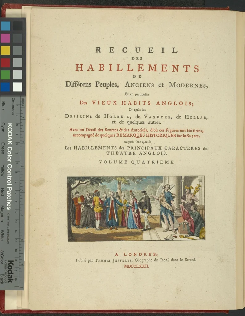 An illustration from Recueil des habillements de différentes nations, 1757, leaf 370