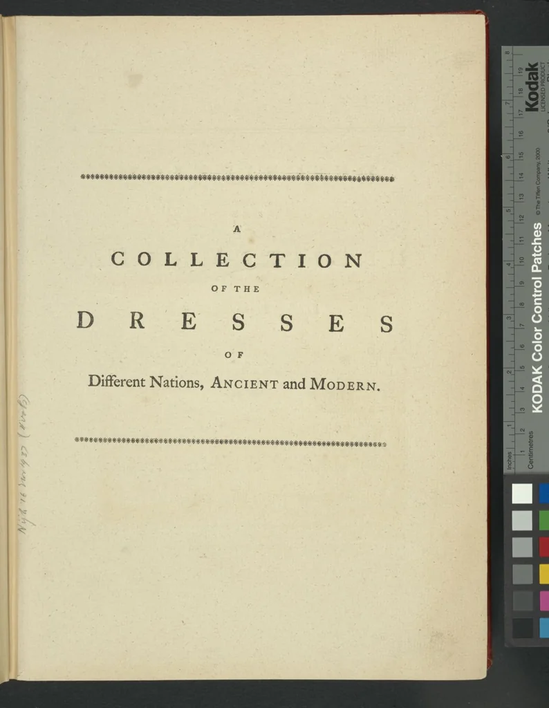 An illustration from Recueil des habillements de différentes nations, 1757, leaf 372