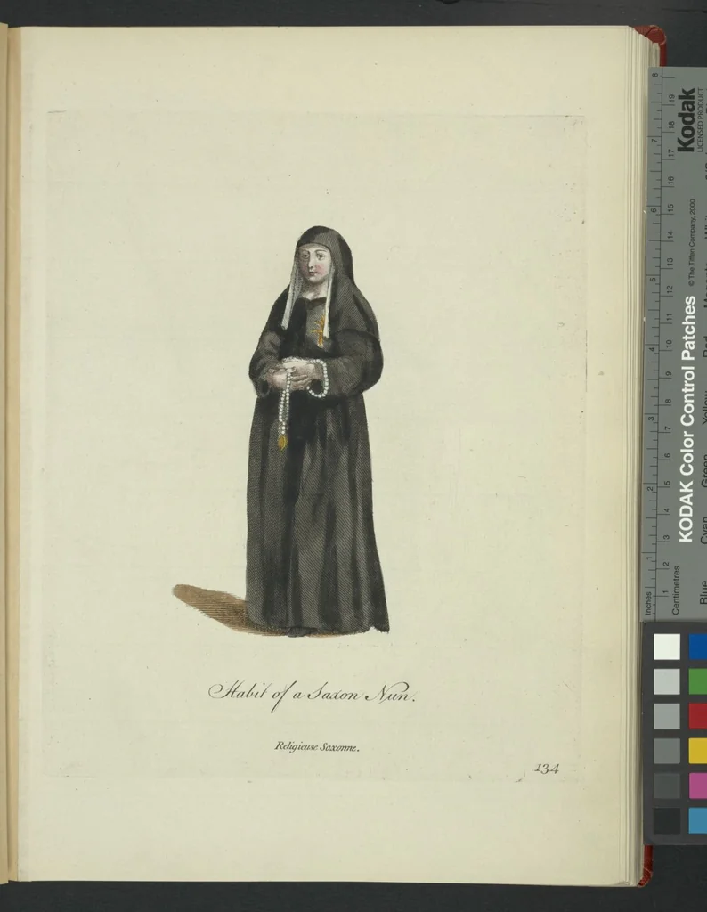 An illustration from Recueil des habillements de différentes nations, 1757, leaf 386