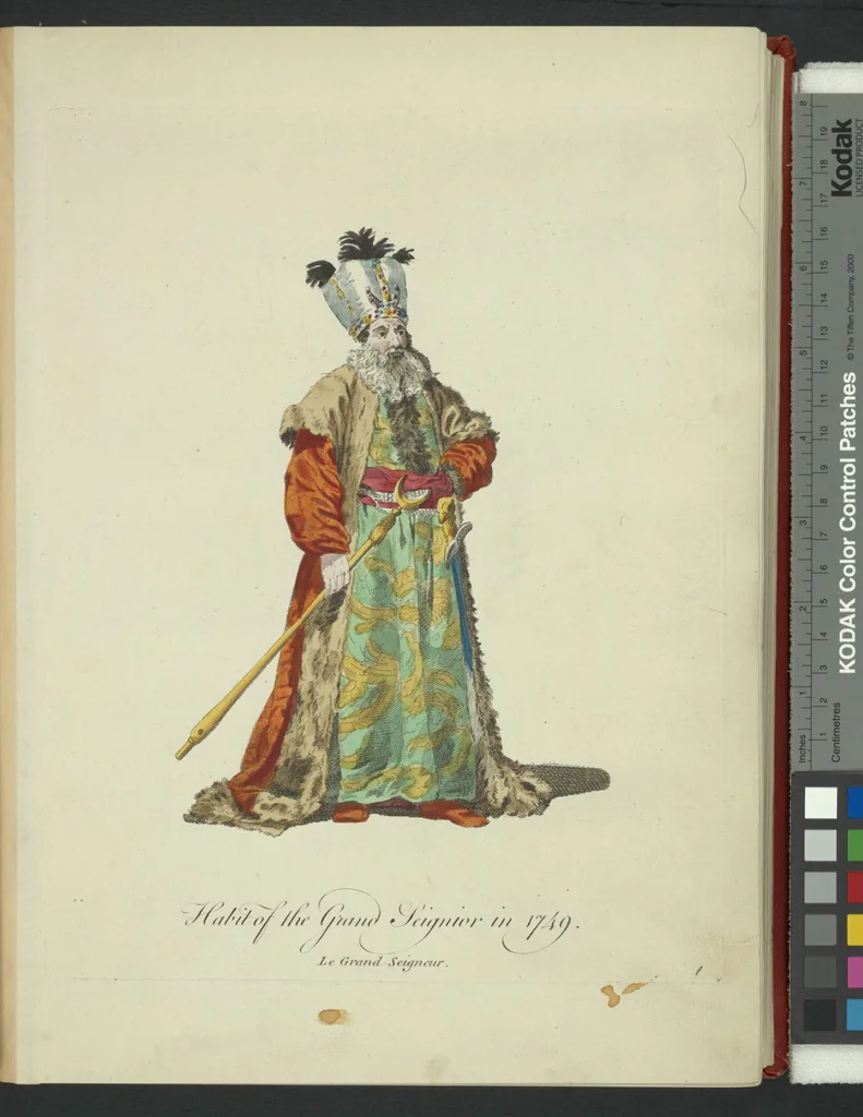 An illustration from Recueil des habillements de différentes nations, 1757, leaf 4