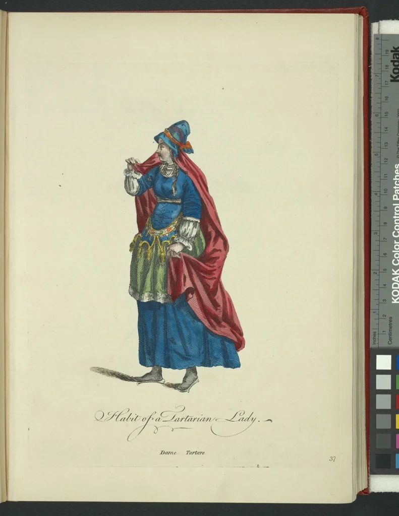 An illustration from Recueil des habillements de différentes nations, 1757, leaf 40
