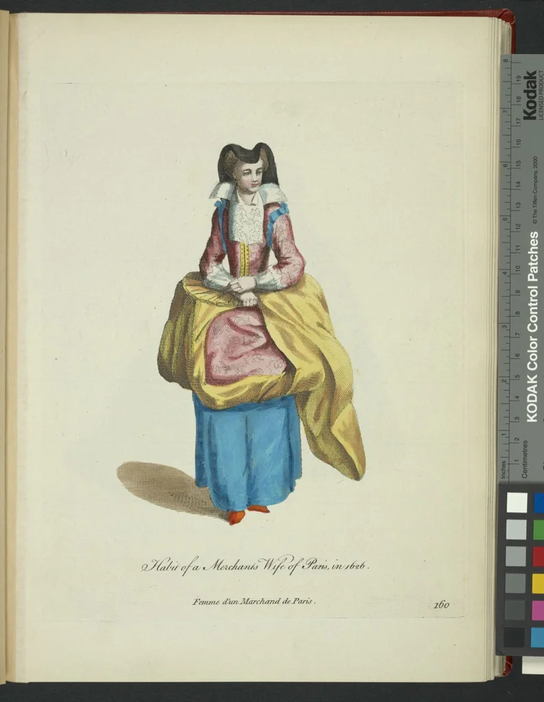 An illustration from Recueil des habillements de différentes nations, 1757, leaf 412