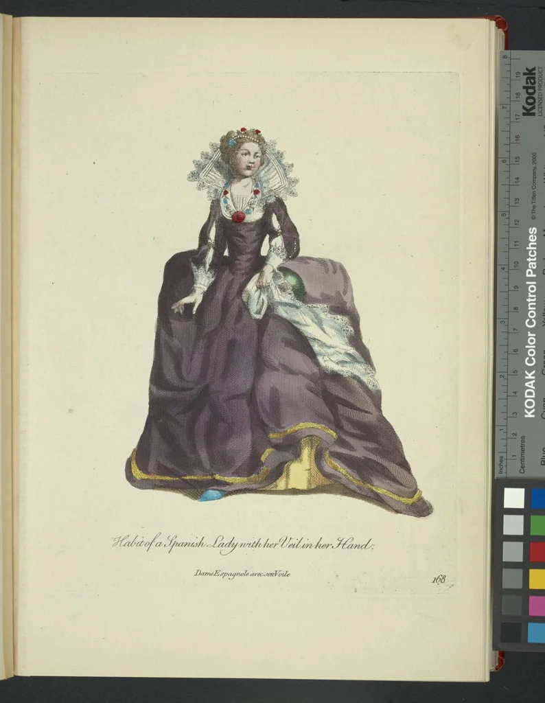 An illustration from Recueil des habillements de différentes nations, 1757, leaf 420