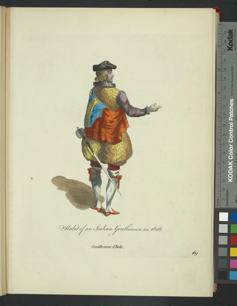 An illustration from Recueil des habillements de différentes nations, 1757, leaf 421