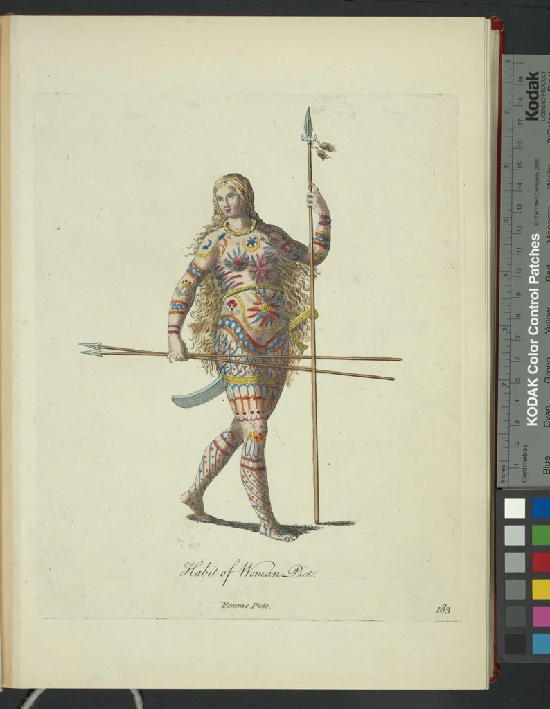An illustration from Recueil des habillements de différentes nations, 1757, leaf 435