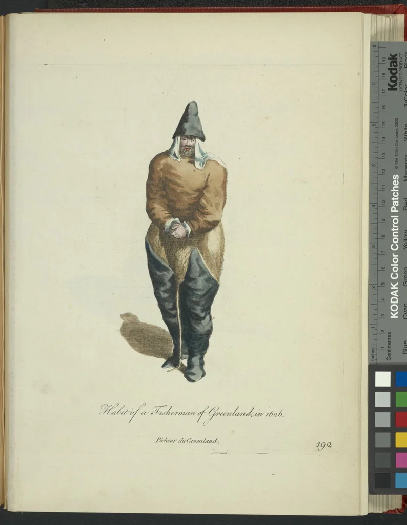 An illustration from Recueil des habillements de différentes nations, 1757, leaf 444