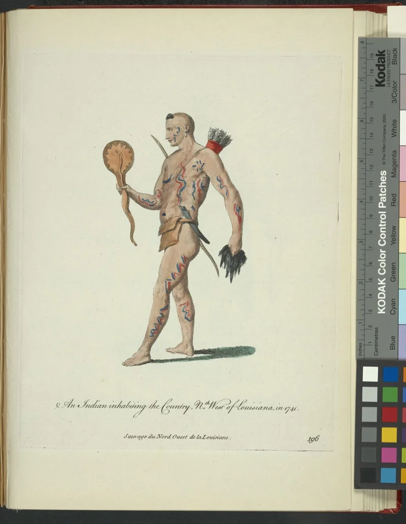 An illustration from Recueil des habillements de différentes nations, 1757, leaf 448