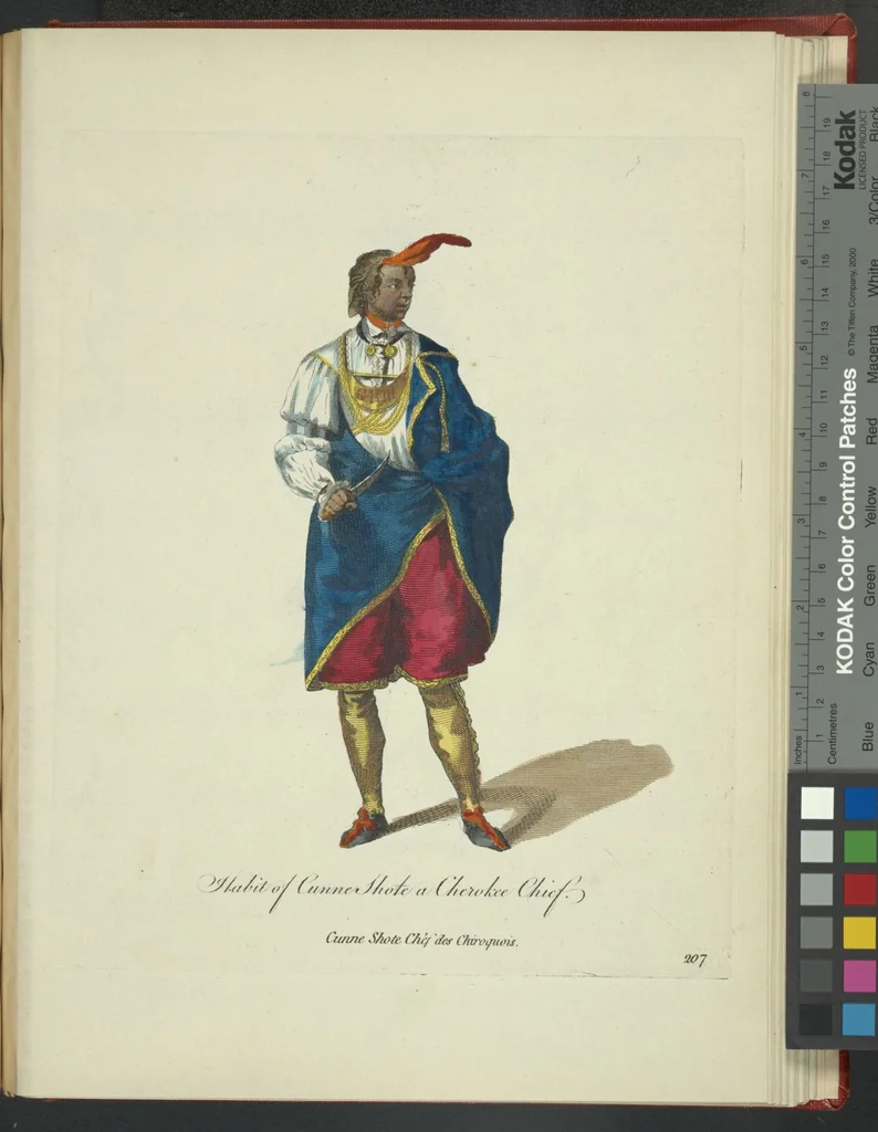 An illustration from Recueil des habillements de différentes nations, 1757, leaf 459