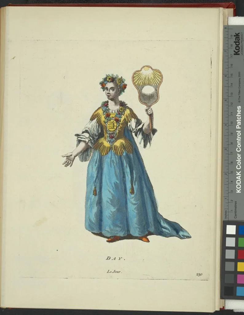An illustration from Recueil des habillements de différentes nations, 1757, leaf 482