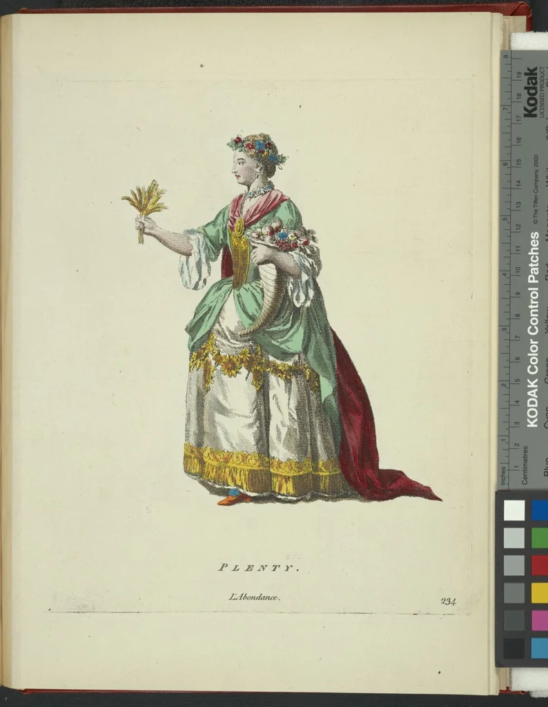 An illustration from Recueil des habillements de différentes nations, 1757, leaf 486