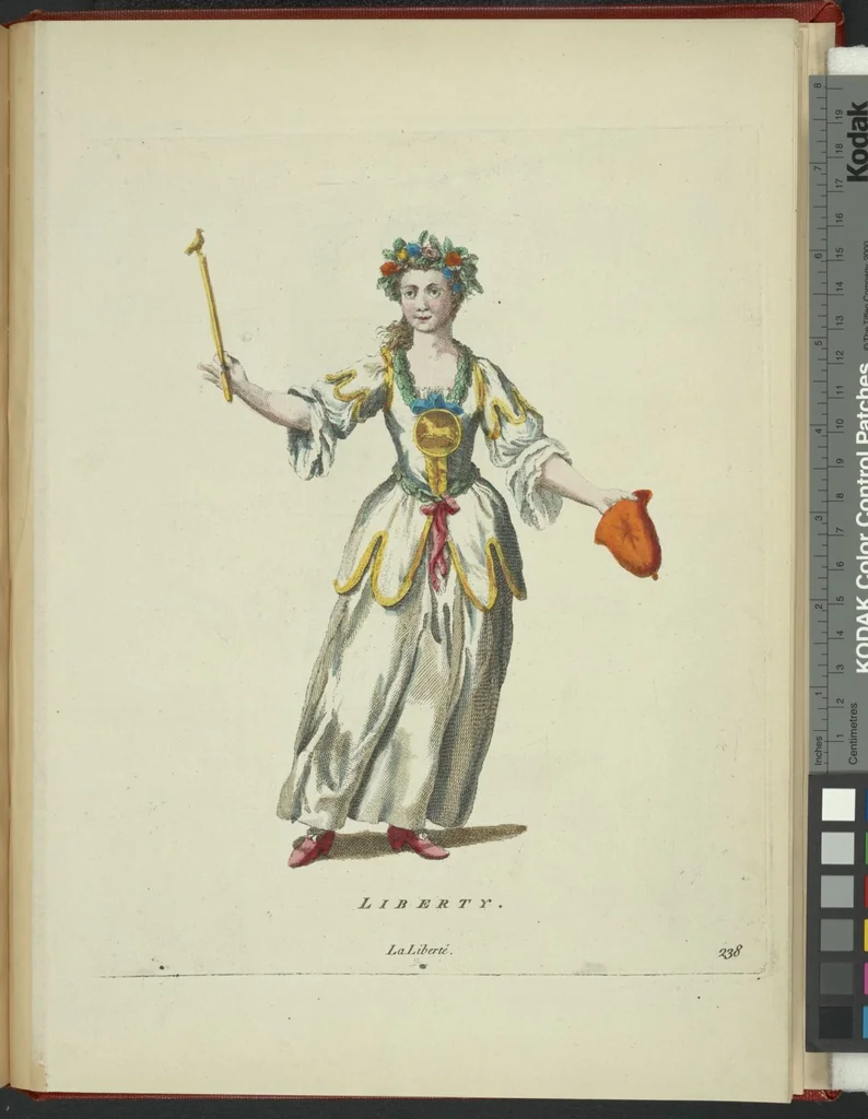An illustration from Recueil des habillements de différentes nations, 1757, leaf 490