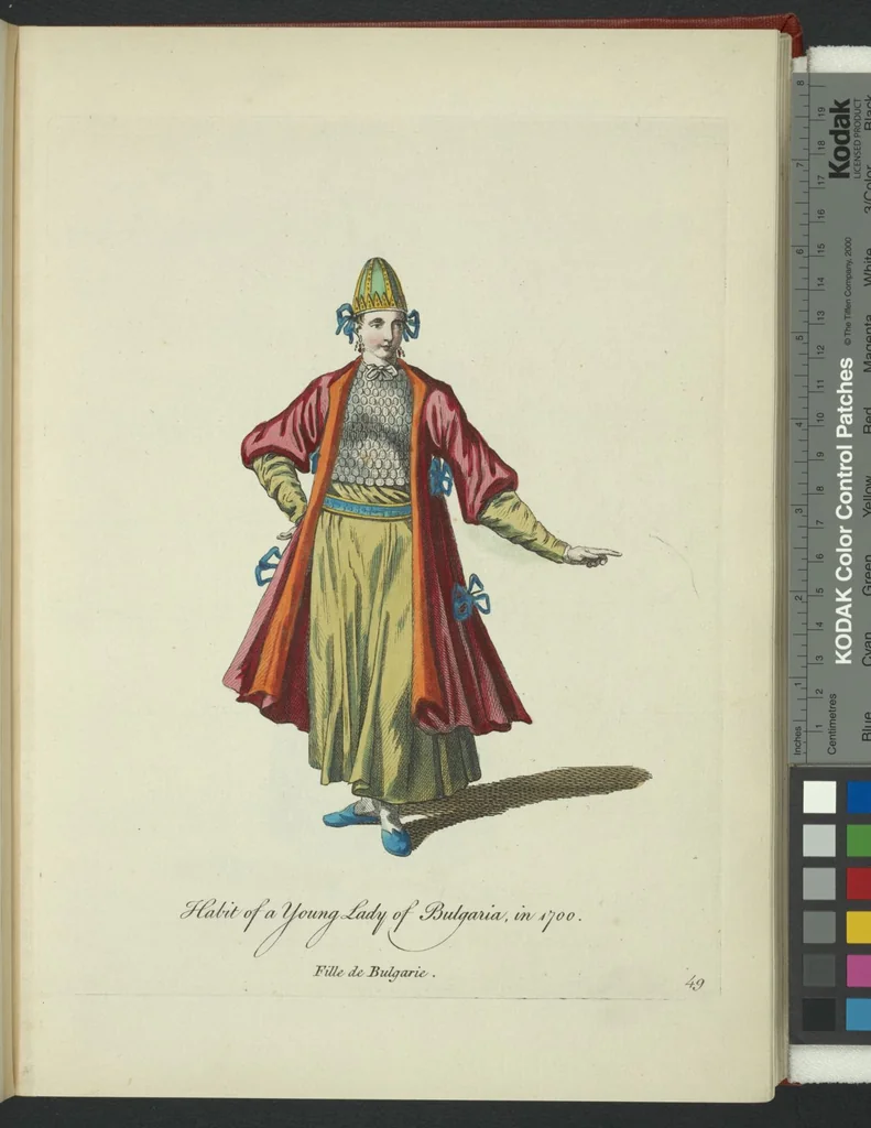 An illustration from Recueil des habillements de différentes nations, 1757, leaf 52