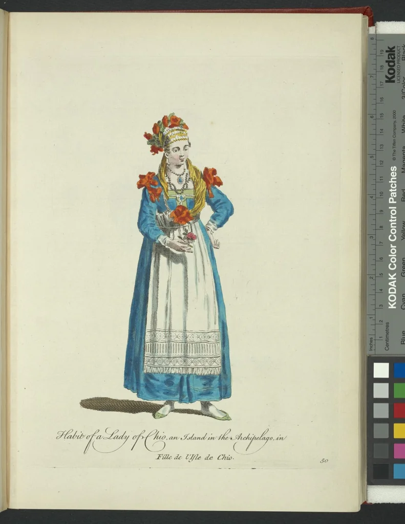 An illustration from Recueil des habillements de différentes nations, 1757, leaf 53