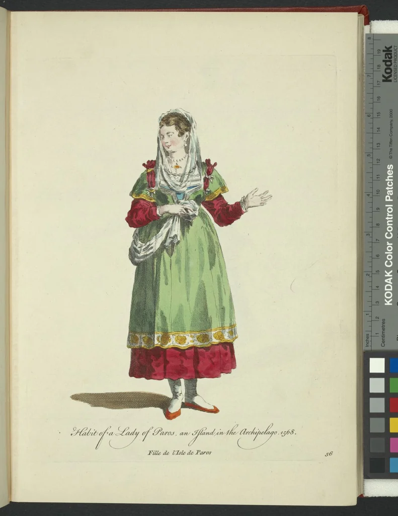 An illustration from Recueil des habillements de différentes nations, 1757, leaf 59