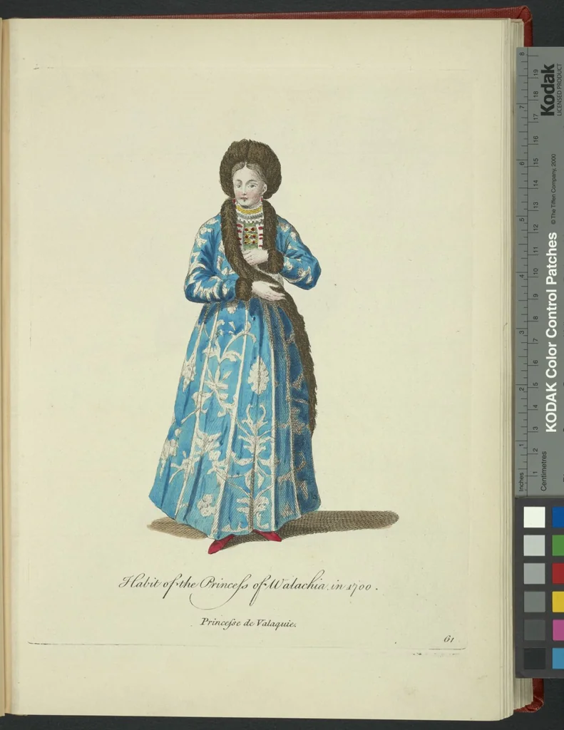 An illustration from Recueil des habillements de différentes nations, 1757, leaf 64