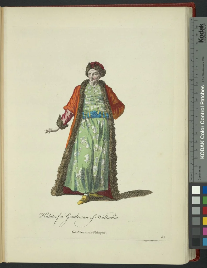 An illustration from Recueil des habillements de différentes nations, 1757, leaf 65