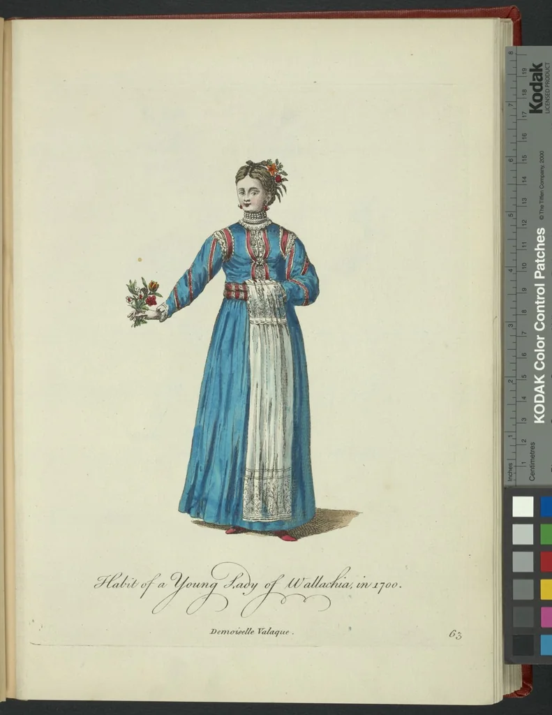 An illustration from Recueil des habillements de différentes nations, 1757, leaf 66