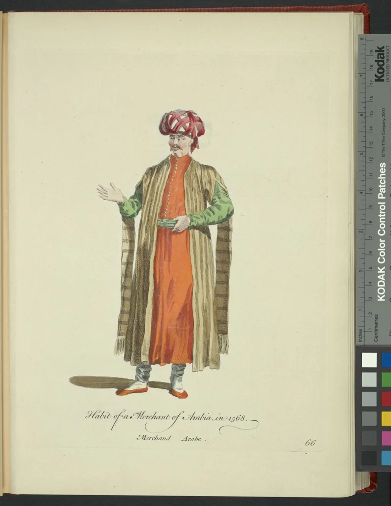 An illustration from Recueil des habillements de différentes nations, 1757, leaf 69