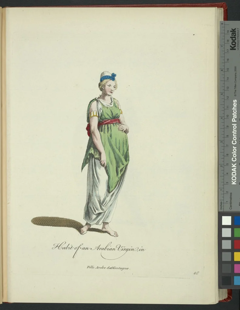 An illustration from Recueil des habillements de différentes nations, 1757, leaf 71