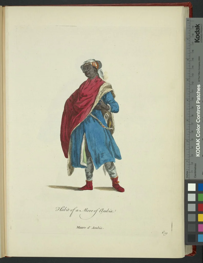 An illustration from Recueil des habillements de différentes nations, 1757, leaf 72
