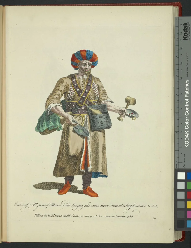An illustration from Recueil des habillements de différentes nations, 1757, leaf 73