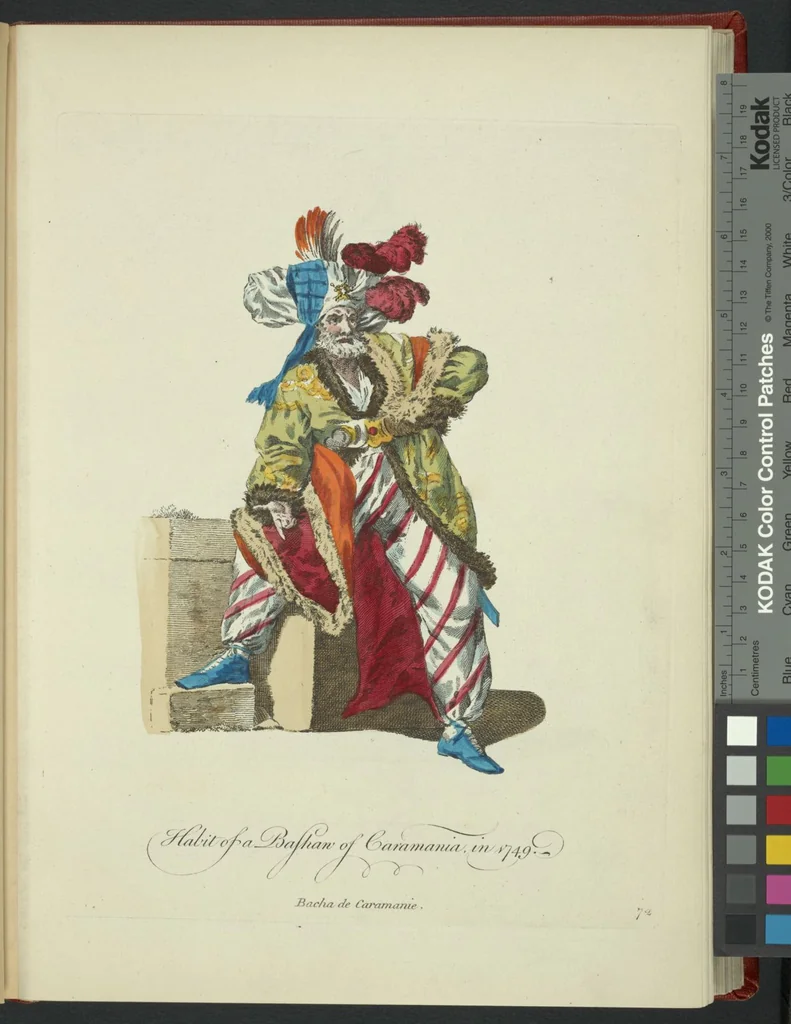 An illustration from Recueil des habillements de différentes nations, 1757, leaf 75