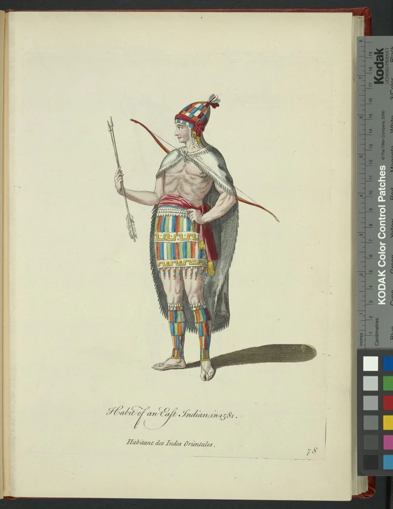 An illustration from Recueil des habillements de différentes nations, 1757, leaf 81