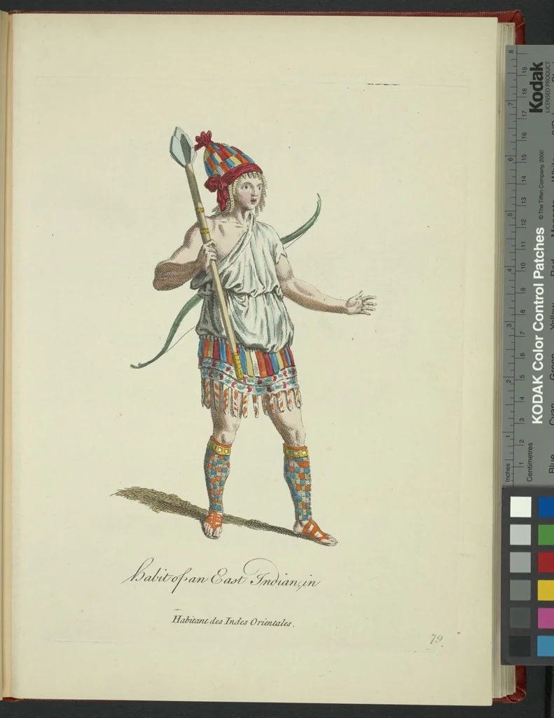 An illustration from Recueil des habillements de différentes nations, 1757, leaf 82