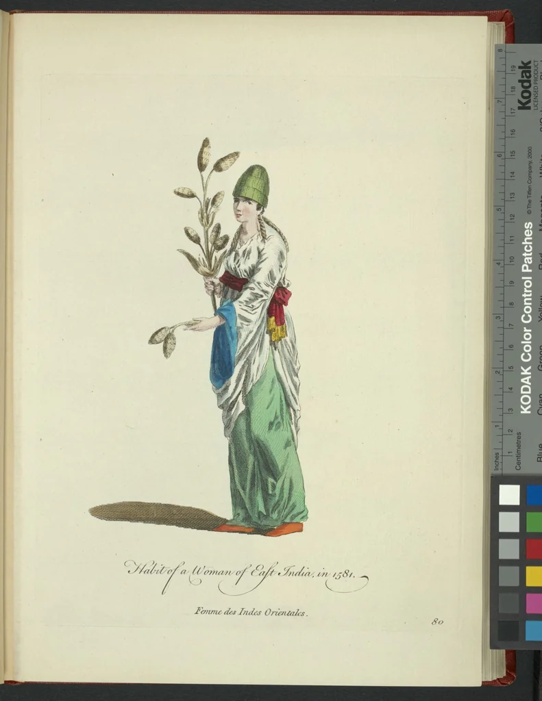An illustration from Recueil des habillements de différentes nations, 1757, leaf 83