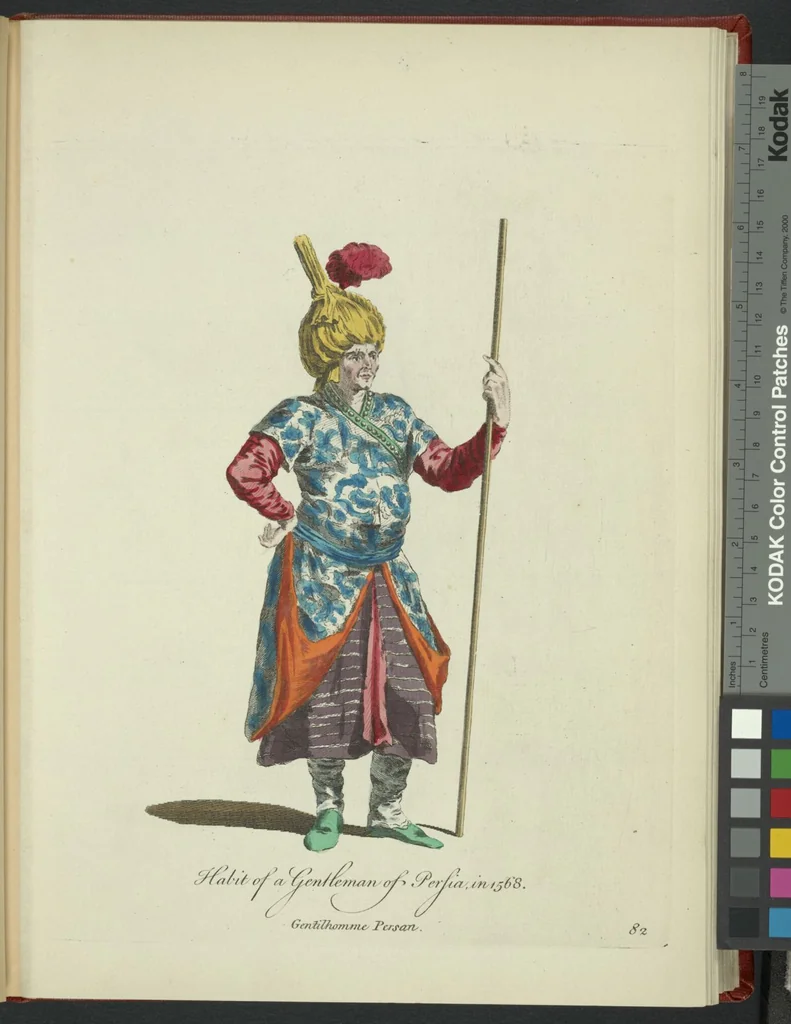 An illustration from Recueil des habillements de différentes nations, 1757, leaf 85