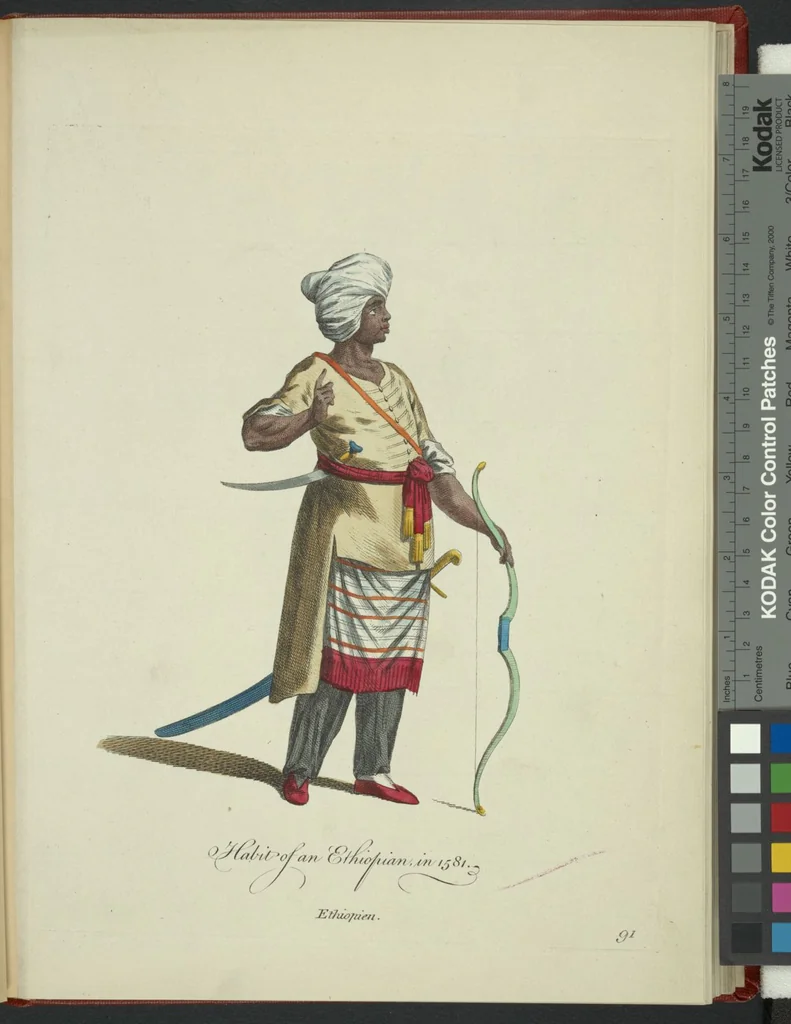 An illustration from Recueil des habillements de différentes nations, 1757, leaf 94