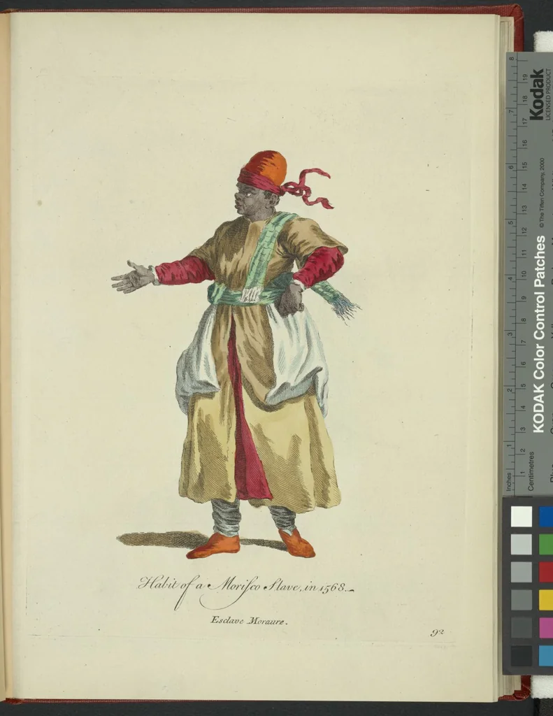 An illustration from Recueil des habillements de différentes nations, 1757, leaf 95