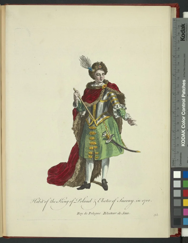 An illustration from Recueil des habillements de différentes nations, 1757, leaf 96