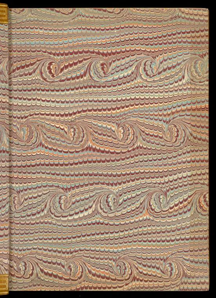 An illustration from Bookbinding : books bequeathed by William Augustus Spencer, 1880, leaf 100