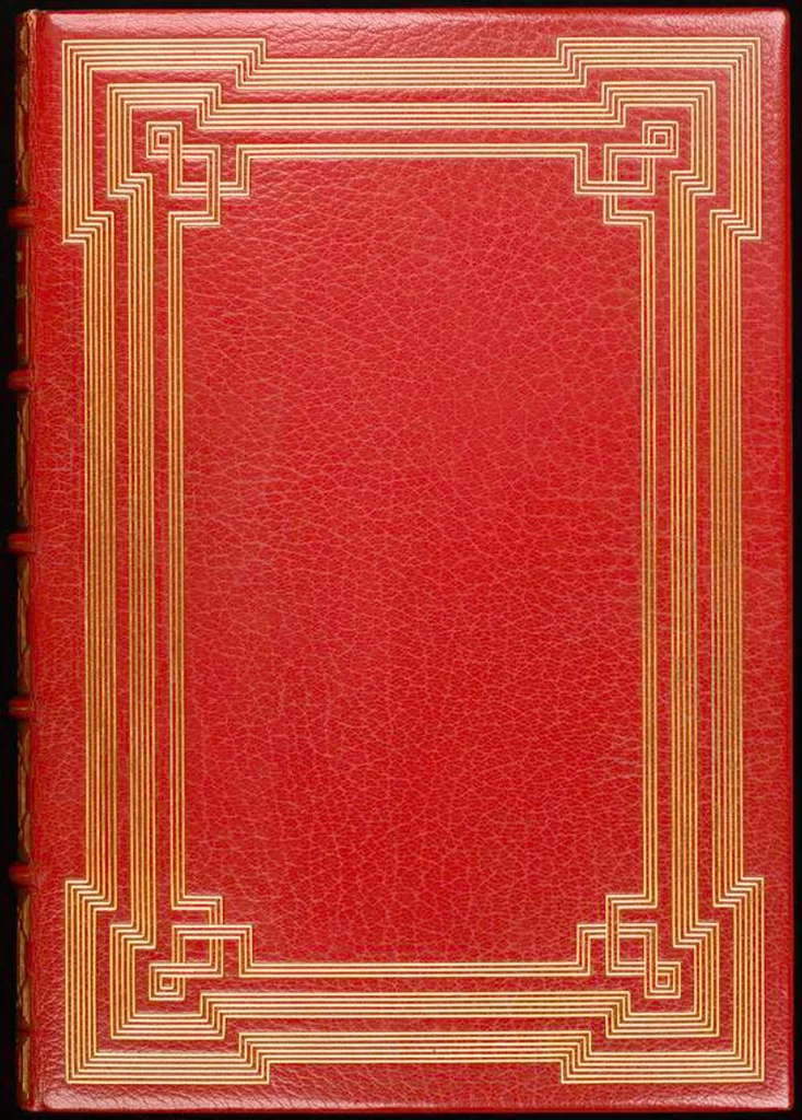 An illustration from Bookbinding : books bequeathed by William Augustus Spencer, 1880, leaf 104