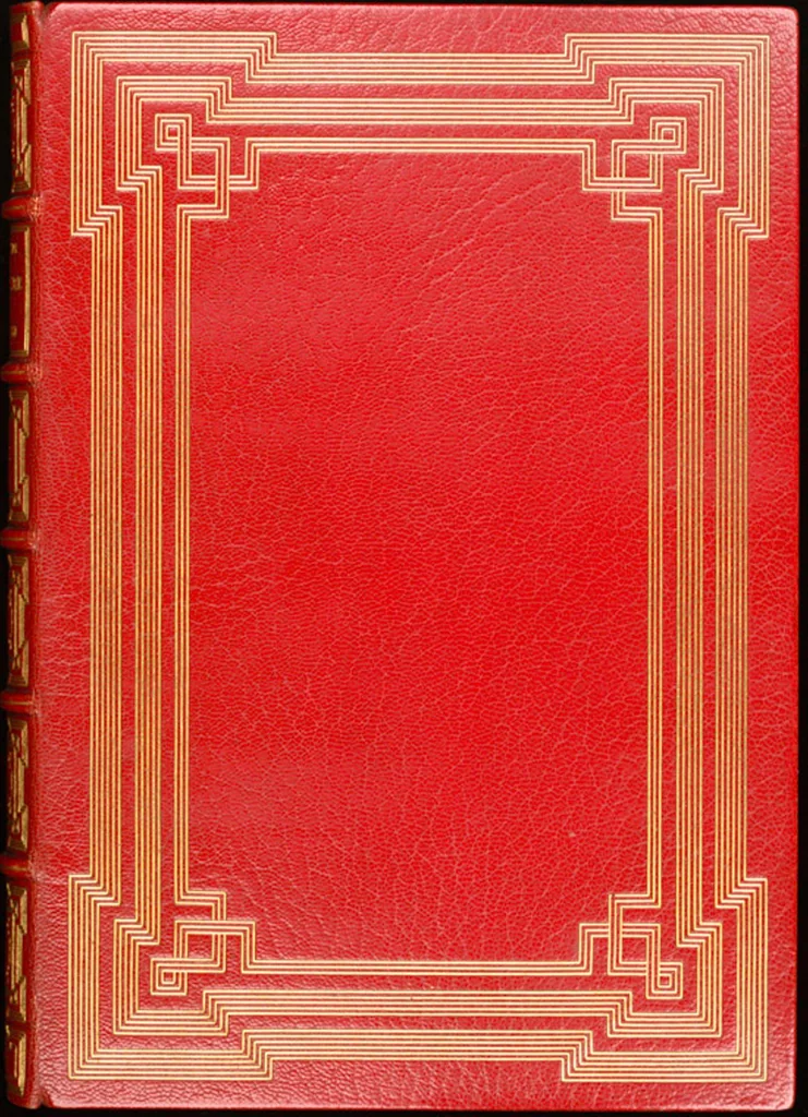 An illustration from Bookbinding : books bequeathed by William Augustus Spencer, 1880, leaf 111