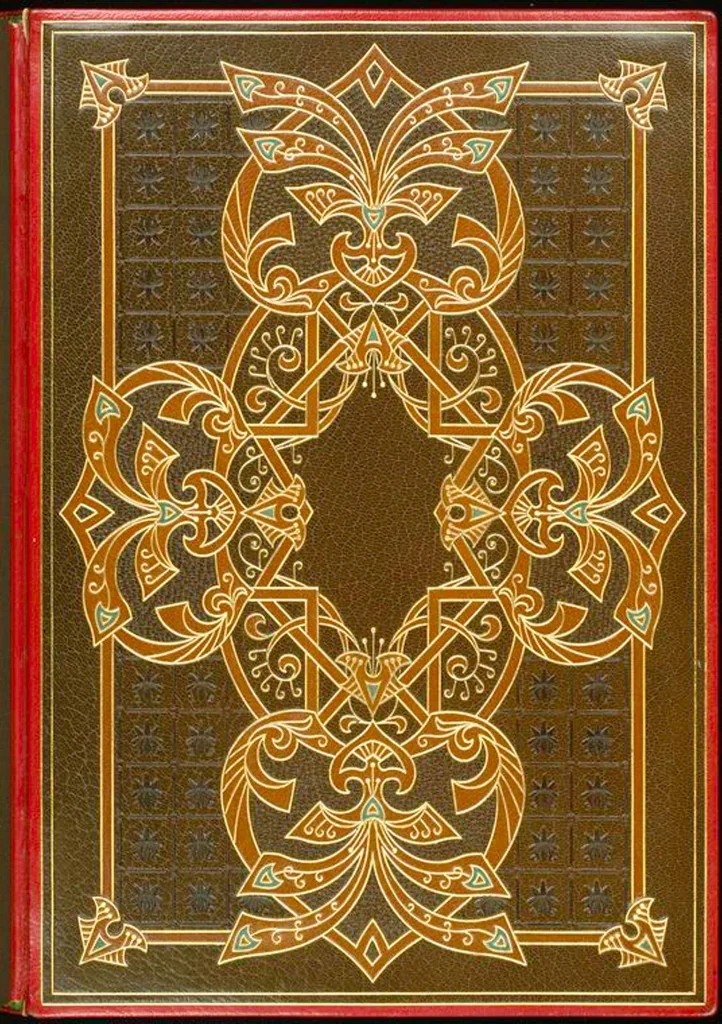 An illustration from Bookbinding : books bequeathed by William Augustus Spencer, 1880, leaf 115