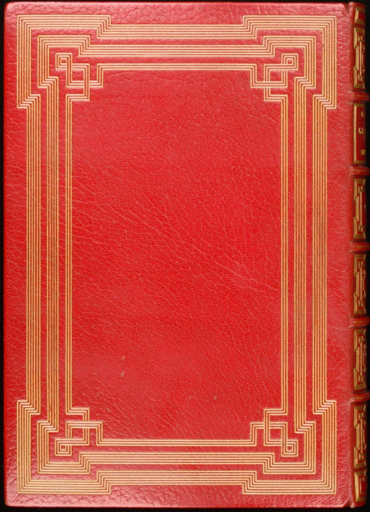 An illustration from Bookbinding : books bequeathed by William Augustus Spencer, 1880, leaf 116