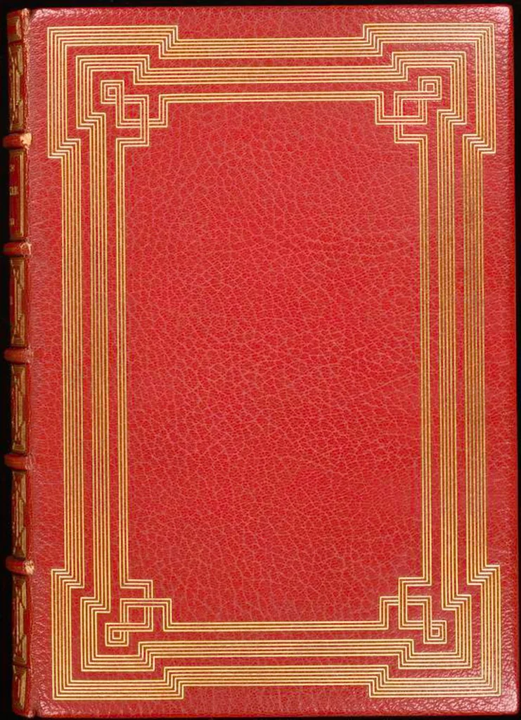 An illustration from Bookbinding : books bequeathed by William Augustus Spencer, 1880, leaf 118