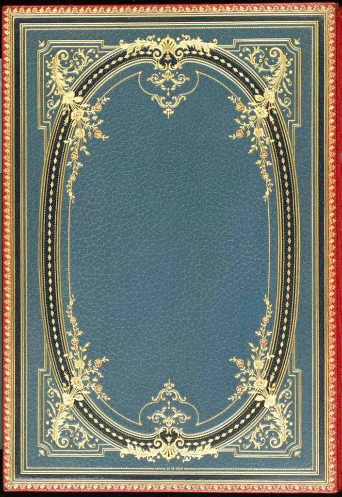 An illustration from Bookbinding : books bequeathed by William Augustus Spencer, 1880, leaf 119