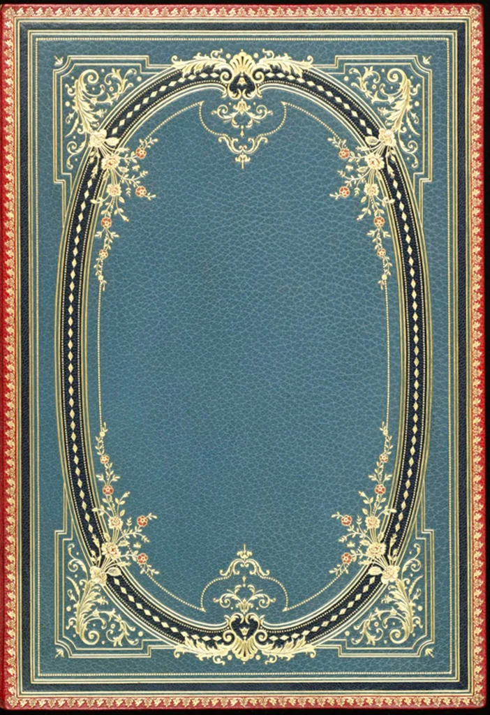 An illustration from Bookbinding : books bequeathed by William Augustus Spencer, 1880, leaf 122