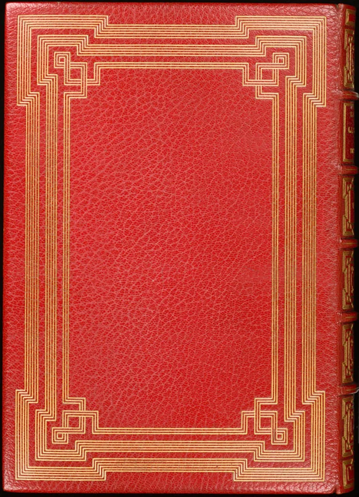 An illustration from Bookbinding : books bequeathed by William Augustus Spencer, 1880, leaf 123